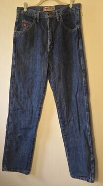 Wrangler Mens PBR Jeans Denim Cowboy Rodeo Western Jeans 33 x 34 - 26PBRAS